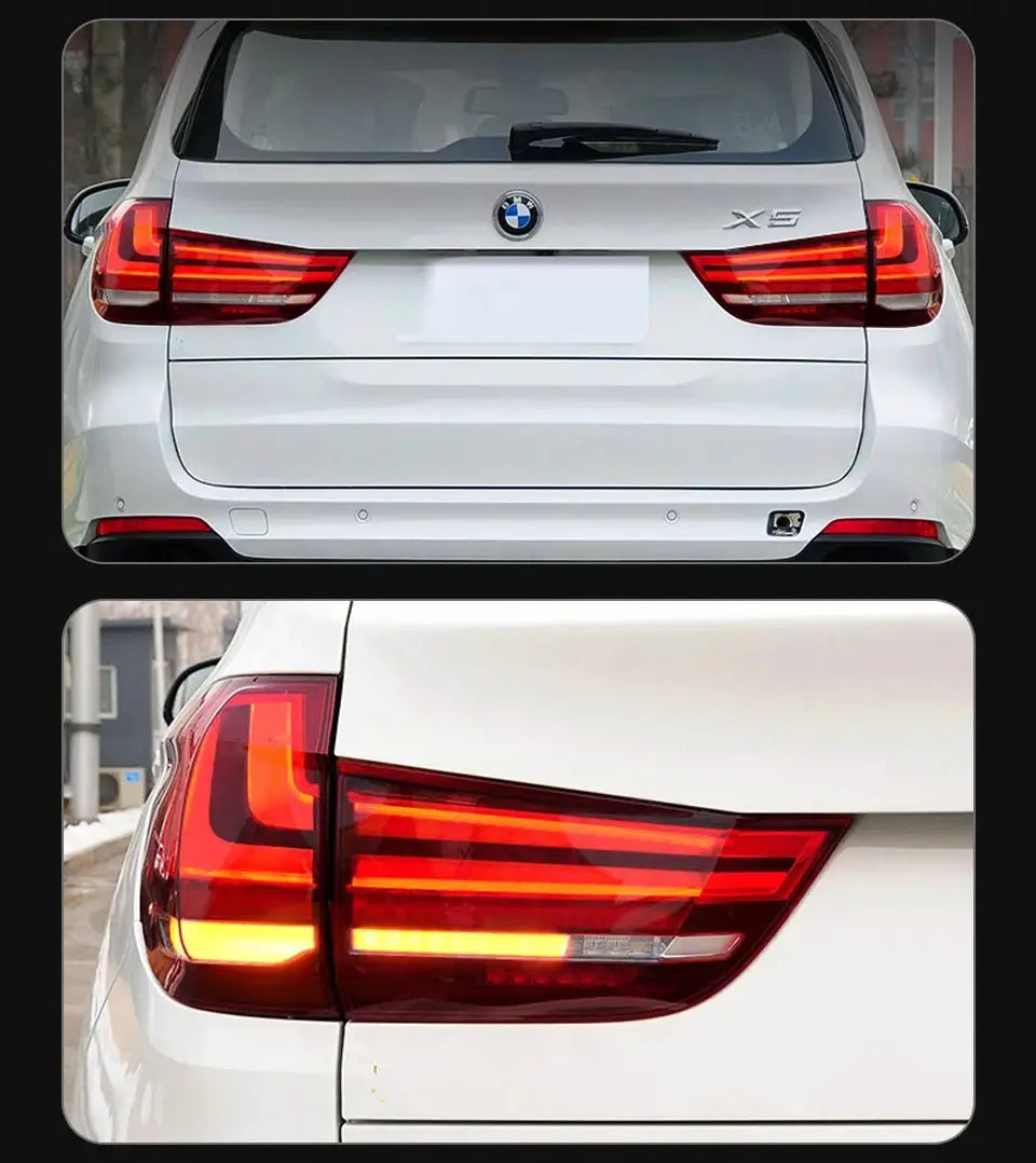 BMW X5 F15 LED Tail Light 2014-2018 F15 Rear Fog Brake Turn