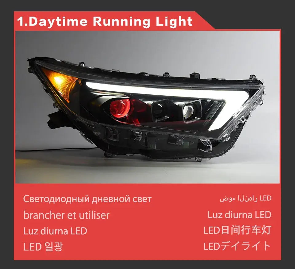 Car Styling Head lamp light for Toyota RAV4 Headlights