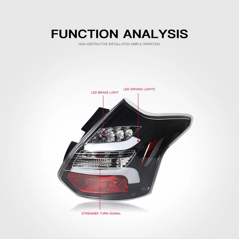 For Ford Focus 2012-2014 Car Animation LED Trailer Lights