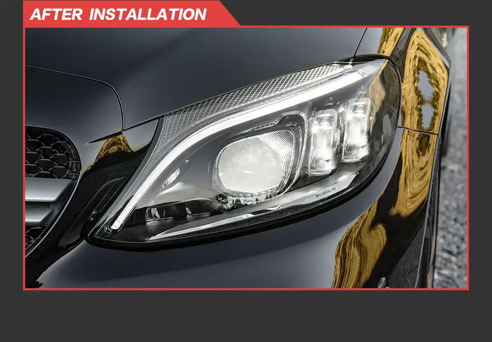 Car Styling Head lamp light for Benz W205 Headlights