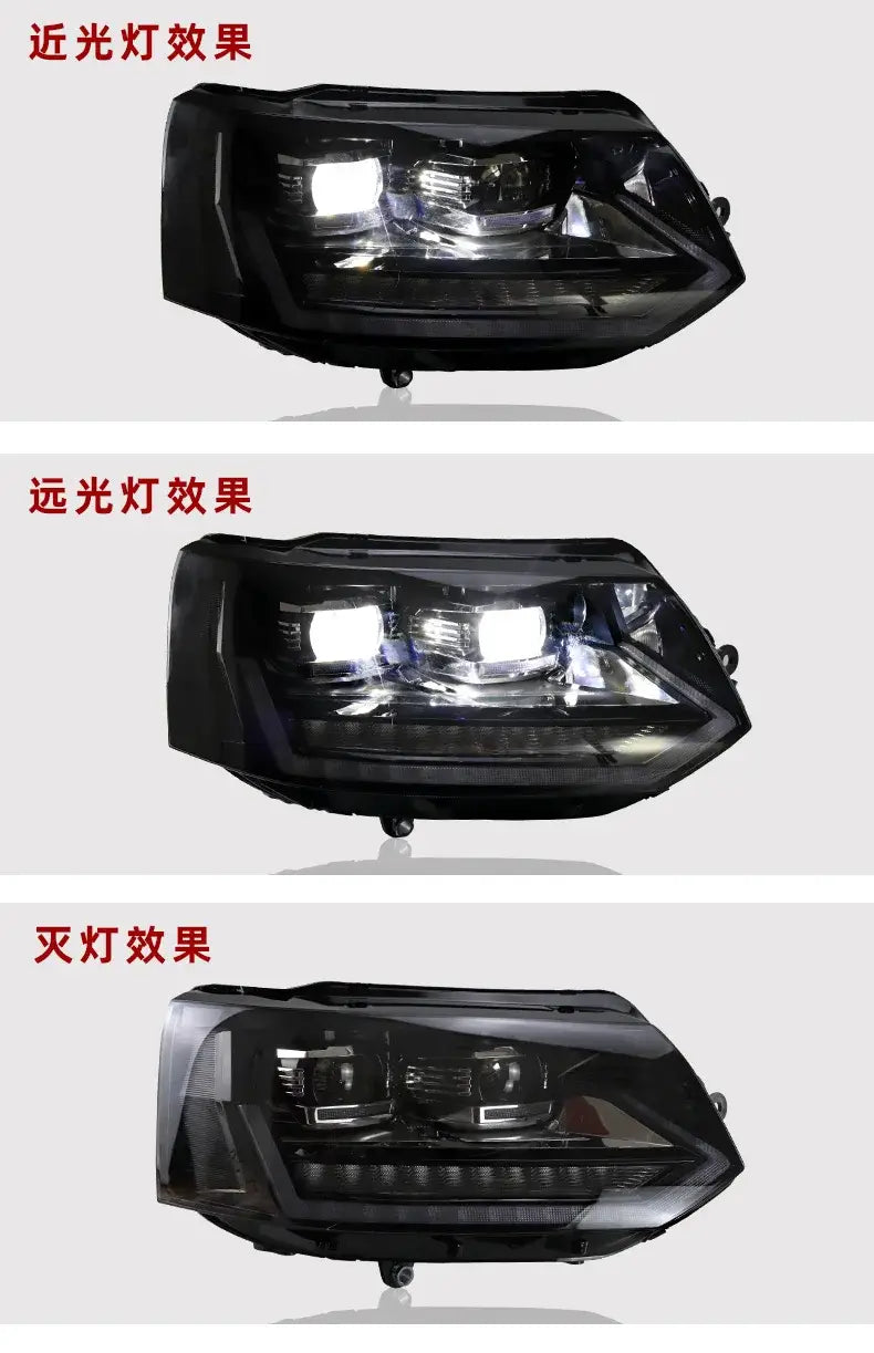 Car Lights for VW Multivan T5 LED Headlight Projector Lnes