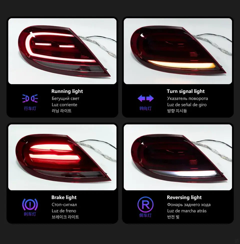 Car Lights for VW Beetle LED Tail Light 2013-2019 Rear Stop