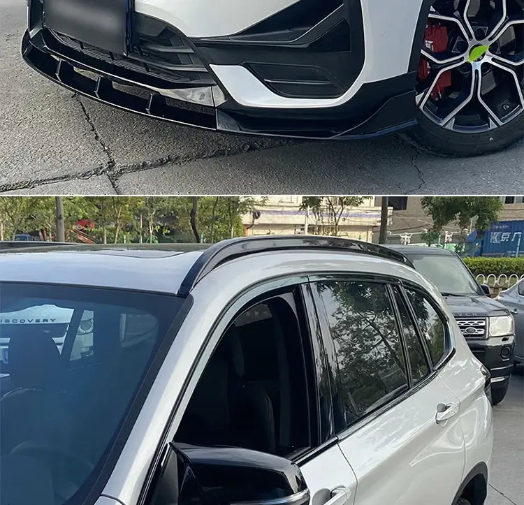 For BMW X1 Body Kit BMW F48 F49 Spoiler Front Lip Side