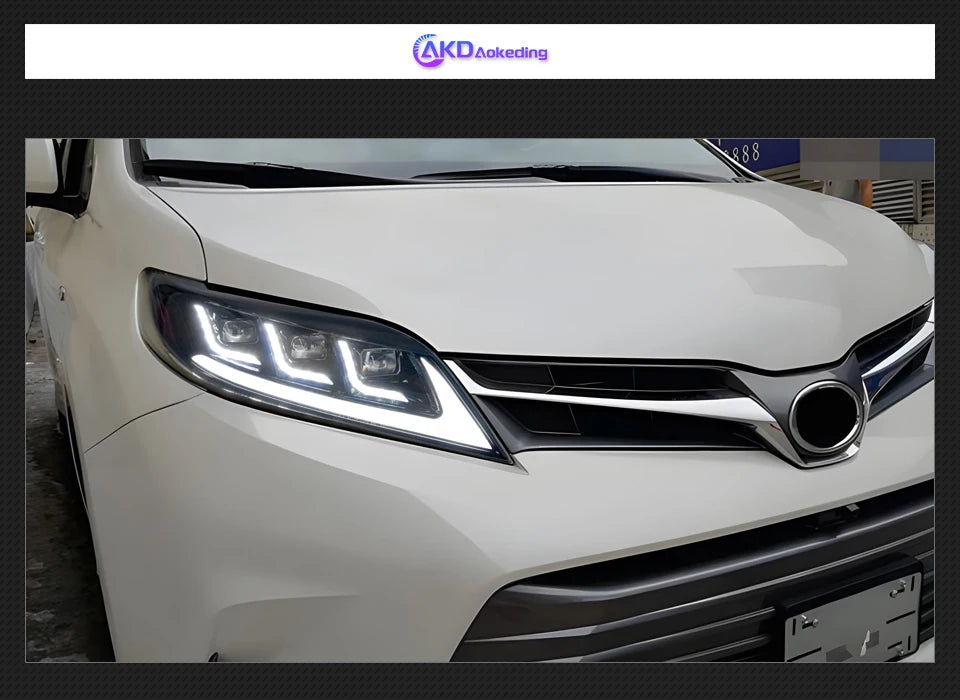 Car Styling Head Lamp for Toyota Sienna Headlights