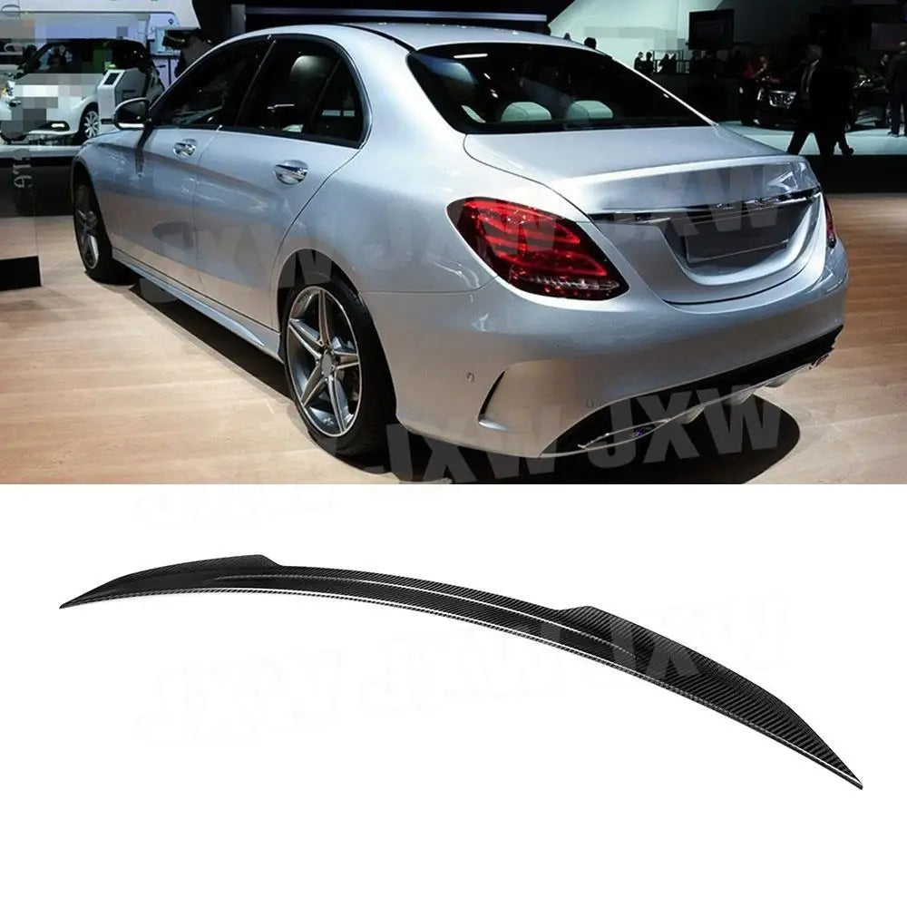 Dry Carbon Fiber Rear Boot Spoiler for Mercedes Benz C