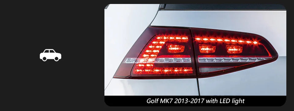 Car Lights for VW Golf 7 Tail Light 2013-2020 Golf 7.5 LED