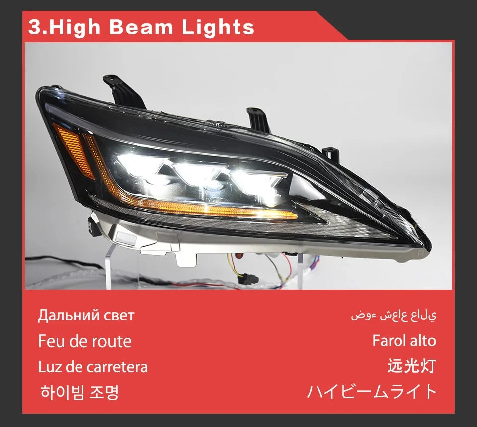 Car Head Lamp for Lexus ES ES200 Headlights 2006-2012 ES300