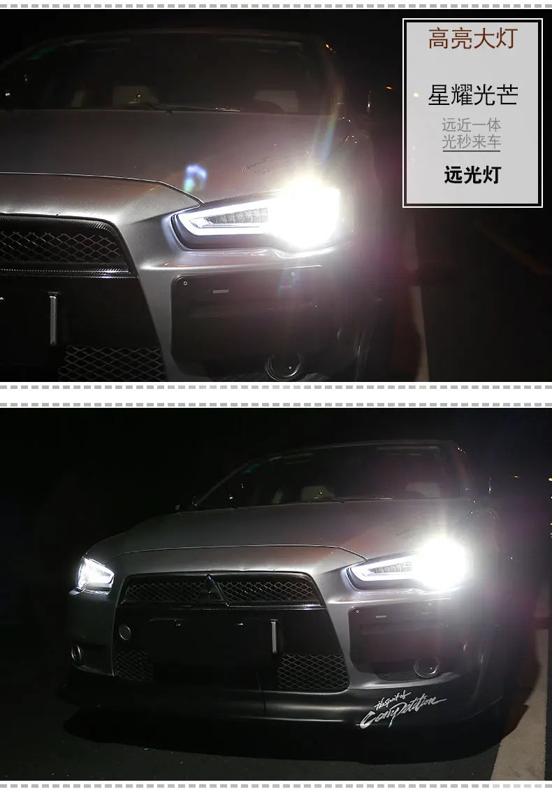 Mitsubishi Lancer Headlight 2008-2019 Lancer EX LED