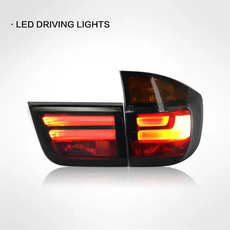 Car LED for BMW X5 E70 Facelift Tail Lights 2007-2013 Rear