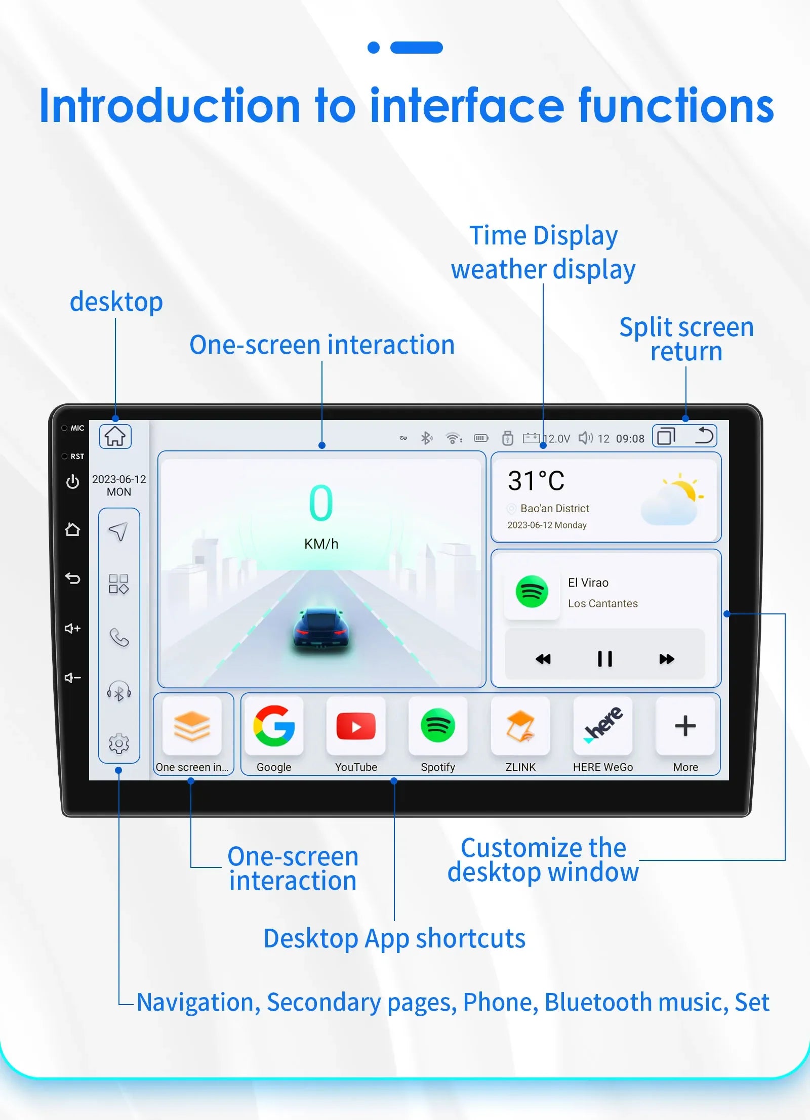 Android Screen for Volkswagen VW Jetta 6 2011 - 2018 Stereo