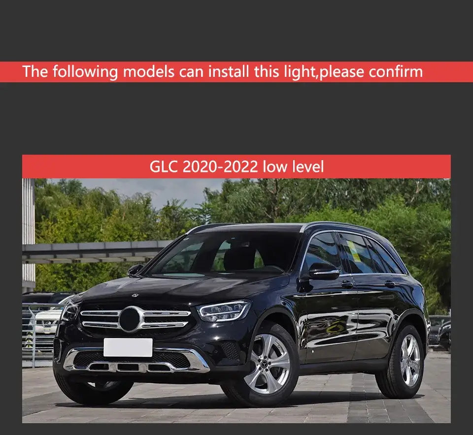 Car Styling Headlights for Benz GLC LED Headlight 2017-2022