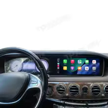 Dual 12.3 Inch Android13 For Mercedes Benz S W222 2014-2017 Carplay Car Radio Stereo Multimedia Video Player GPS Navigation Auto - CAR CRAFT INDIA