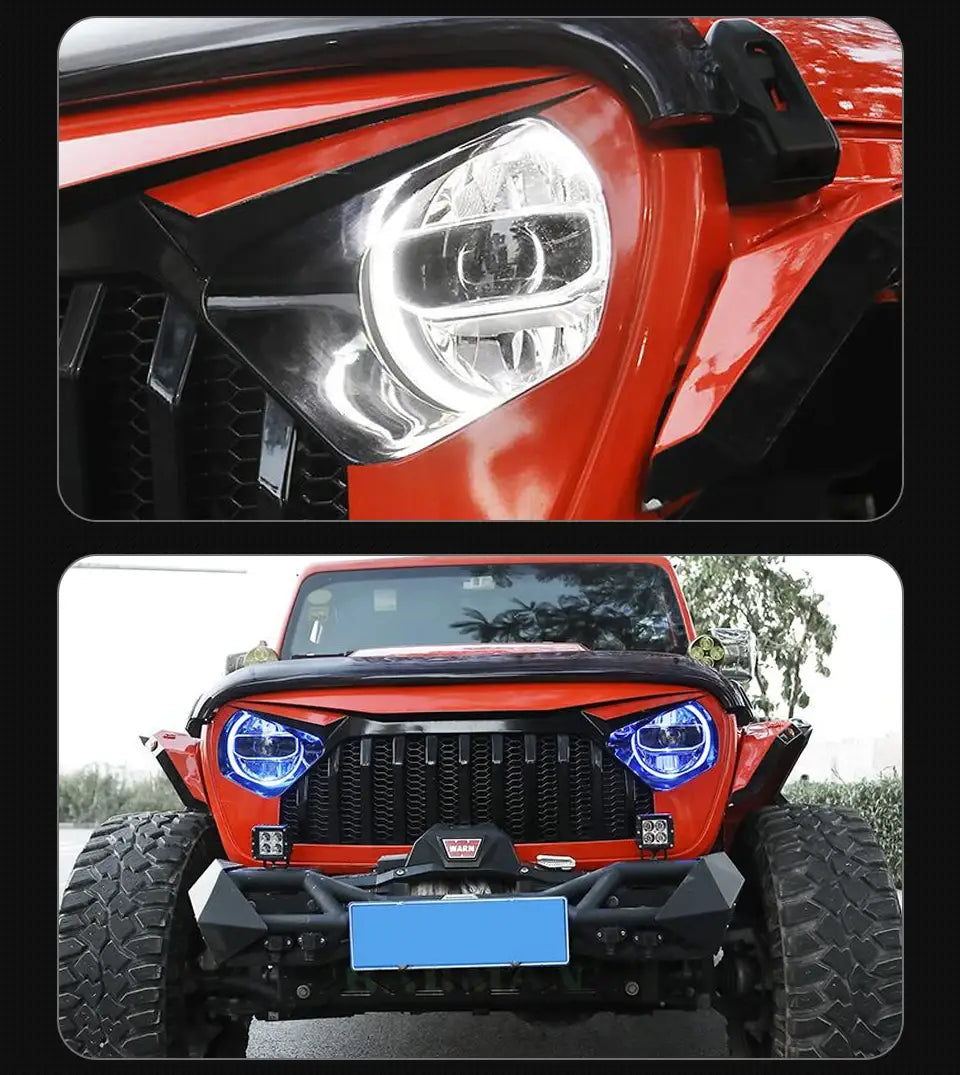 Head lamp light for Jeep Wrangler LED Headlight 2018-2021