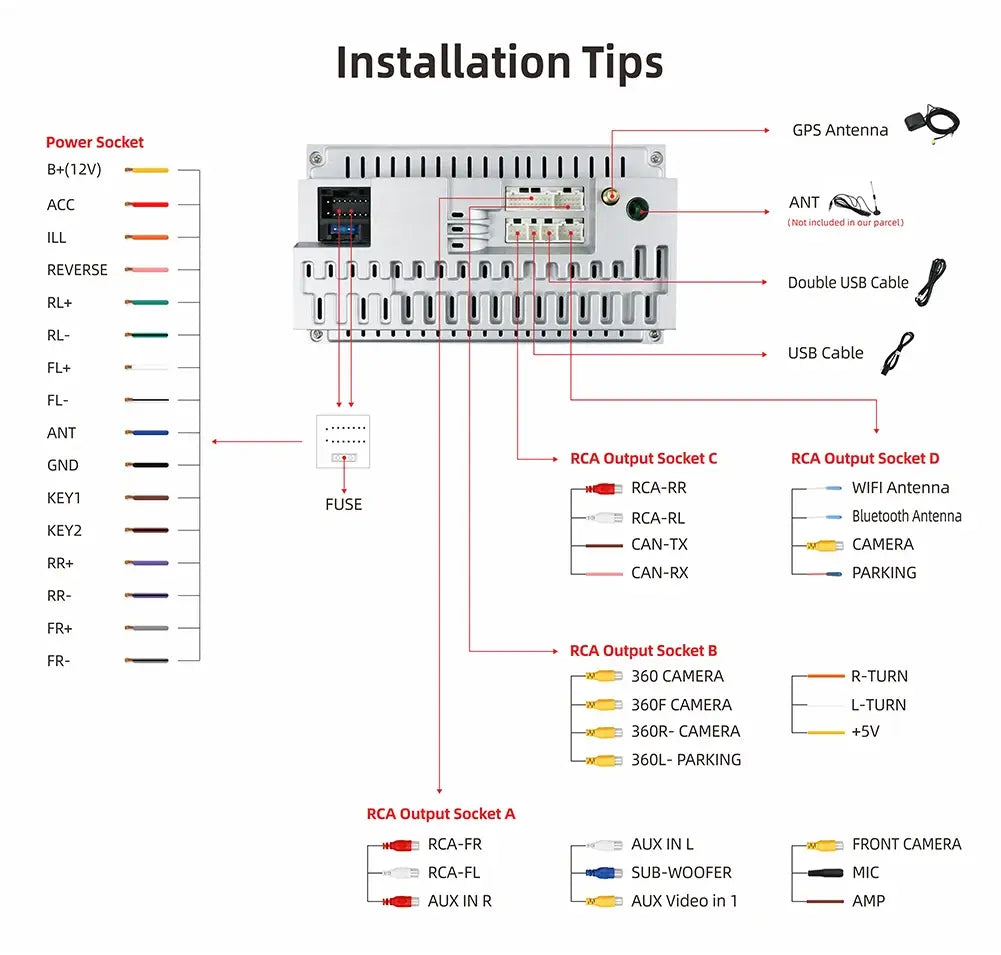 10’ Android 12 Player for Toyota Corolla Altis RHD