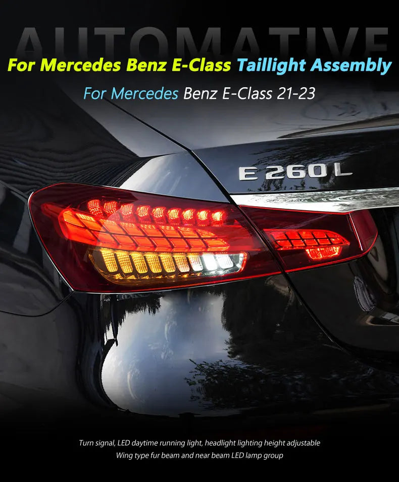 For Mercedes Benz E - Class W213 Tail Light 2021 - 2023