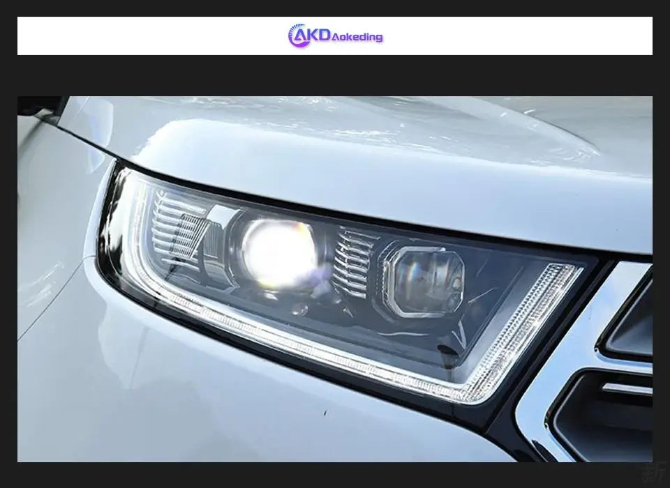 Ford Edge Headlights 2015-2018 New Edge LED Headlight DRL