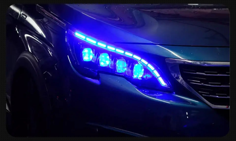 Head lamp light for Peugeot 3008 5008 LED Headlight