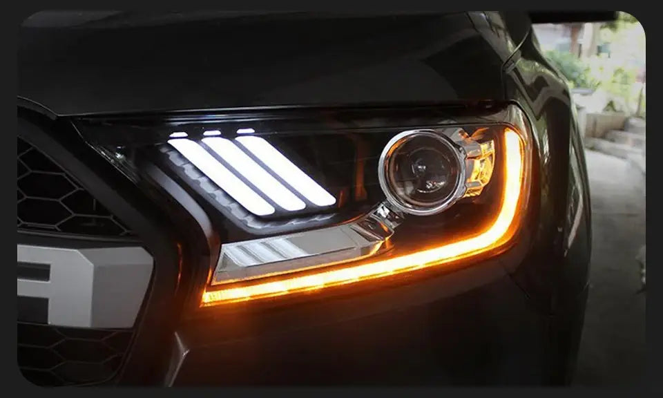 Ford Everest Ranger Headlights 2016-2020 Dynamic Turn Signal