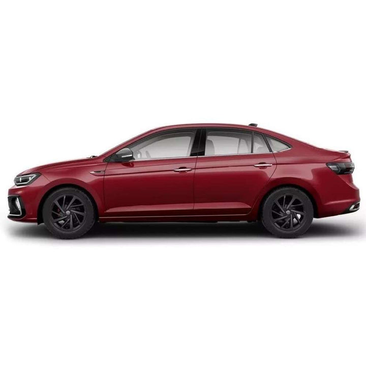 Car Craft Compatible With Vw Volkswagen Virtus 2023+ Rear Trunk Wing Boot Spoiler Lip Splitter Skirt M4 Style Glossy Black Ar-vw-0234 CC-7968 - CAR CRAFT INDIA