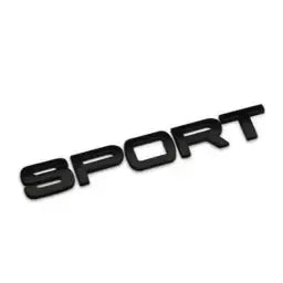 Car Craft Compatible With Range Land Rover Rrs Rrv Vogue Sport Discovery Evoque Defender Letter Logo Badge Emblem Sticker Sport Logo Black