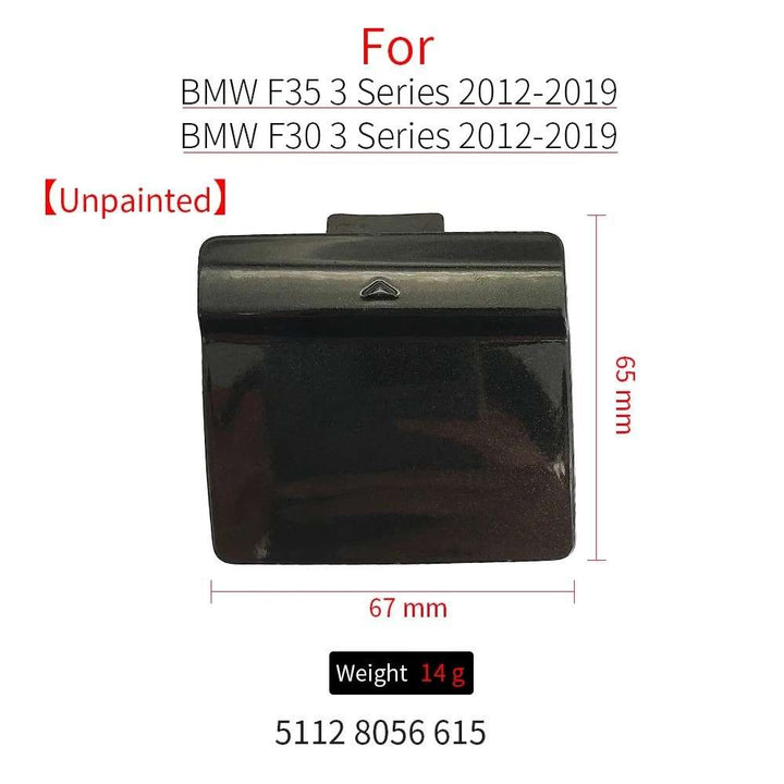 Car Craft Compatible With Bmw 3 Series F30 F80 2012-2019 M Sport M Tech M3 M4 Rear Bumper Tow Hook Towing Tochan Trailer Cover 51128056615 Gc CC-7986 - CAR CRAFT INDIA