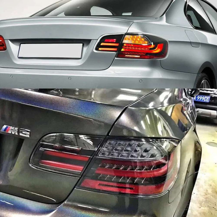 Car Craft Compatible With Bmw 3 Series M3 E92 E93 2006-2012 Car Rear Upgraded Tail Light Lamp Xenon Taillight Retrofit Upgrade Modified Led Drl Hid Smoke CC-8456 - CAR CRAFT INDIA