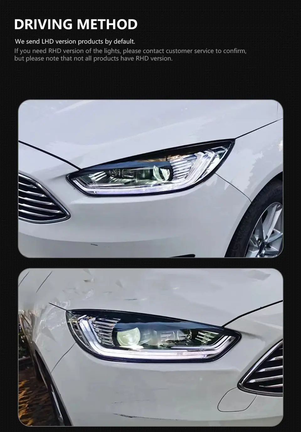 Ford Focus Headlights 2015-2017 New Focus LED Headlight