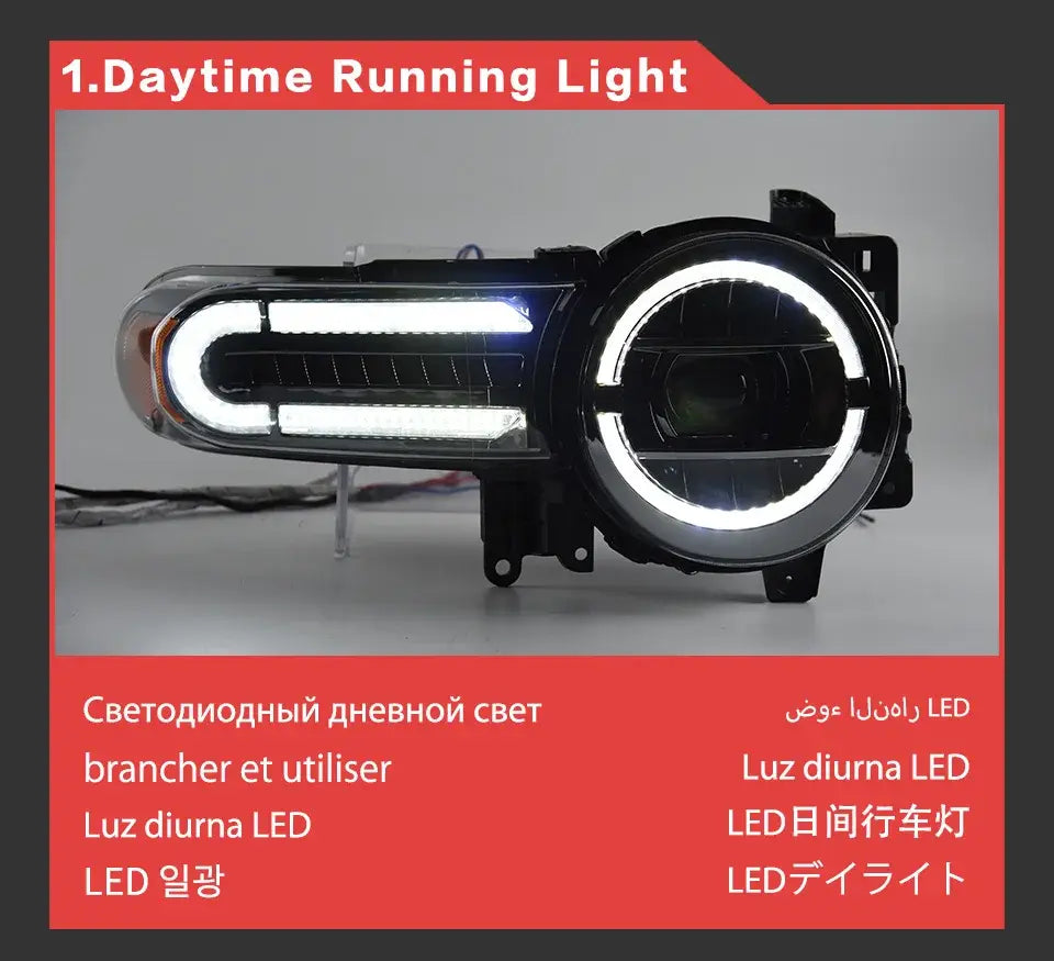 Car Styling Head lamp light for Toyota FJ Cruiser Headlights