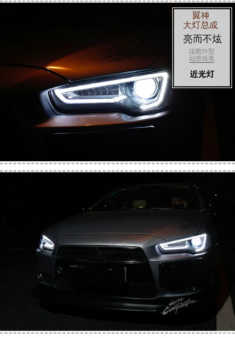 Mitsubishi Lancer Headlight 2008-2019 Lancer EX LED