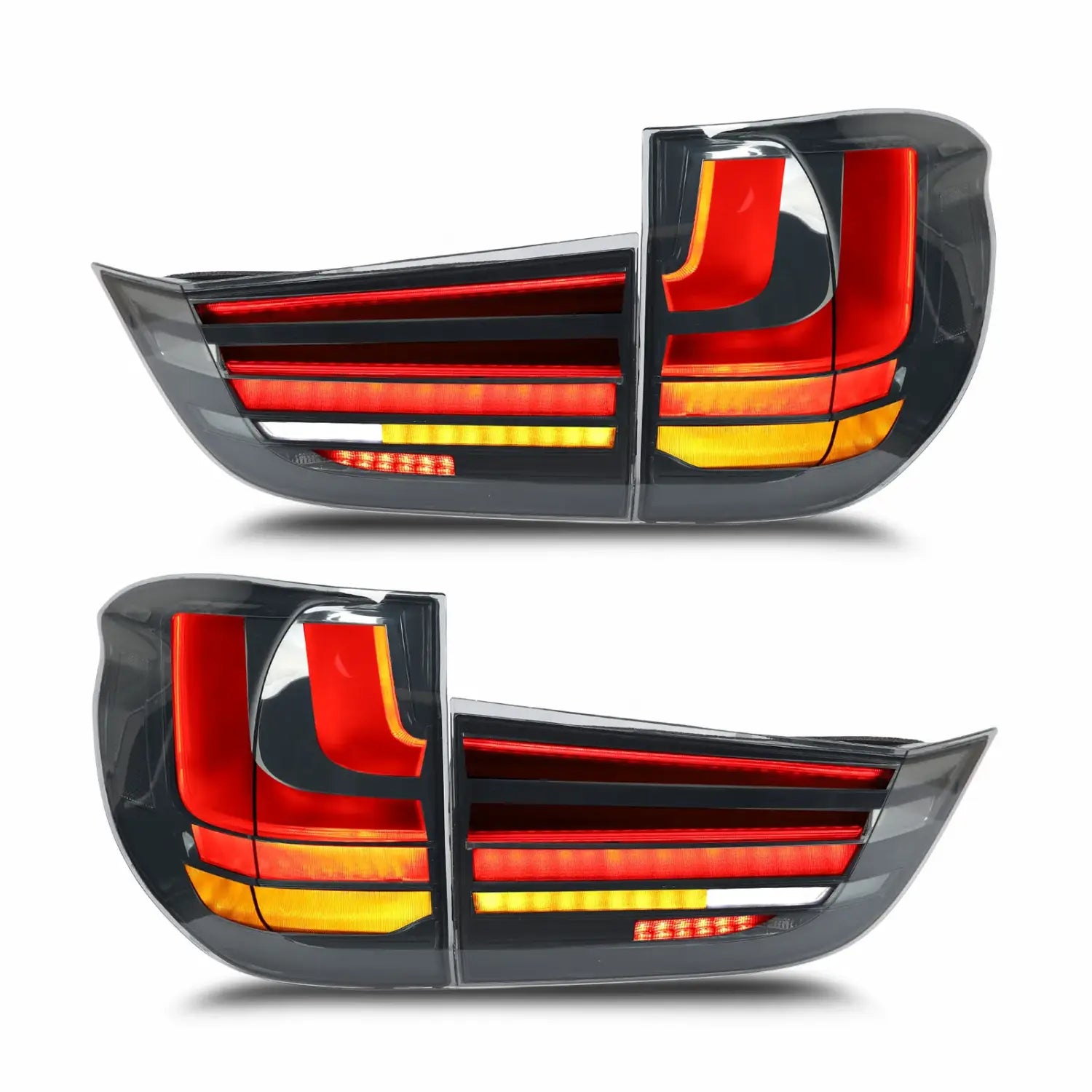 LCI Style LED Tail Lights Assembly Rear Lamps Smoked Lens