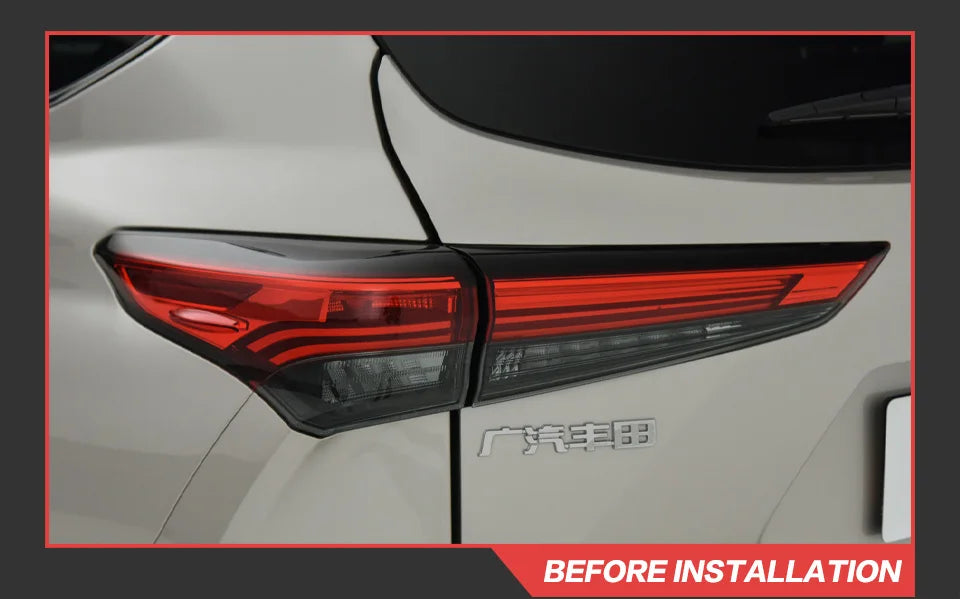 Toyota Highlander LED Tail Light 2021-2022 New Kluger Rear