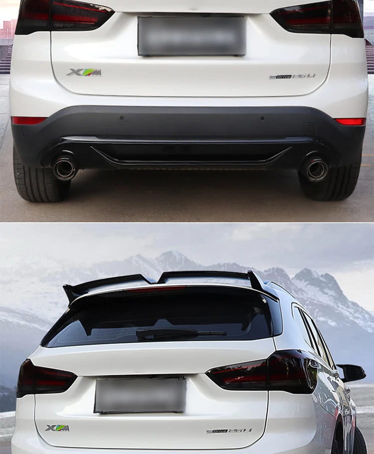 For BMW X1 Body Kit BMW F48 F49 Spoiler Front Lip Side