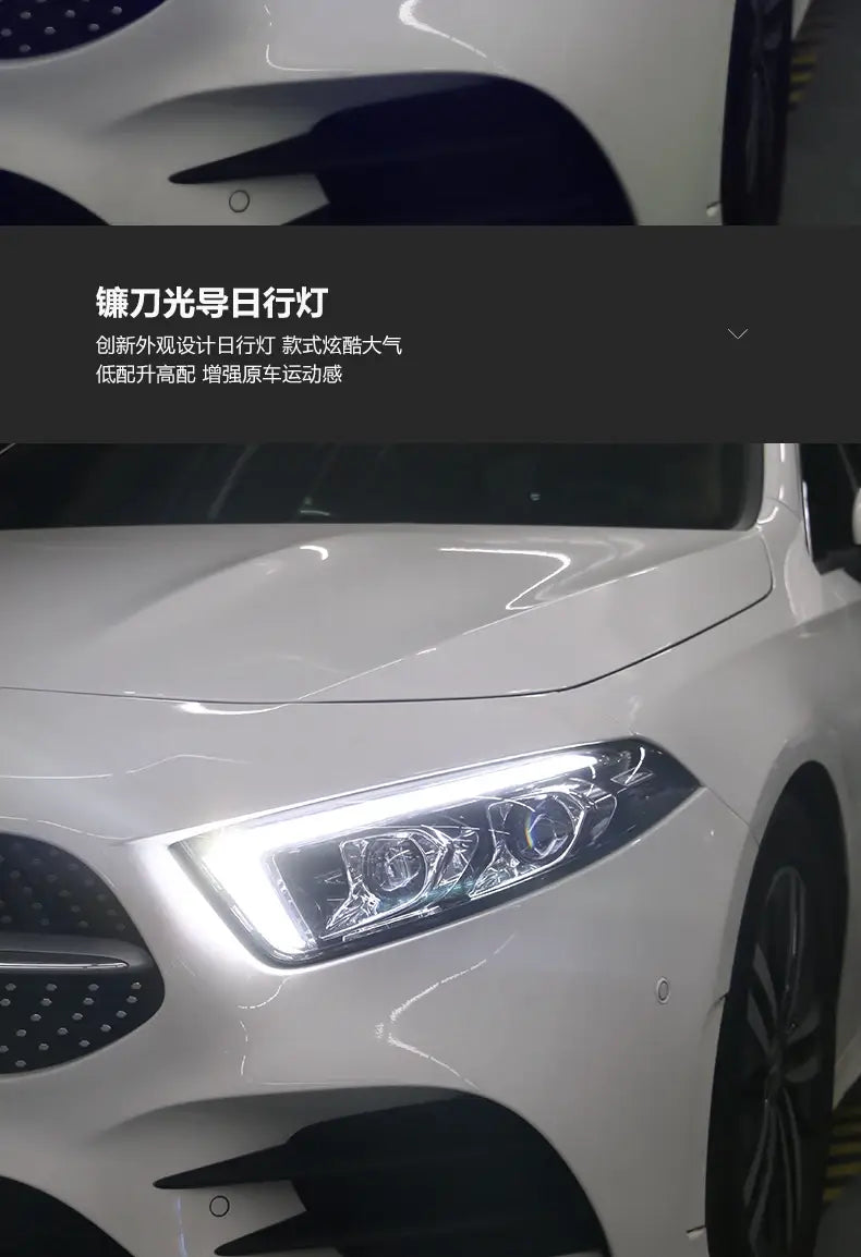 Car Styling Headlights for Mercedes - Benz a Class 2019