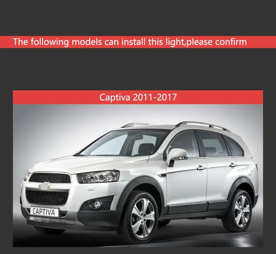 Chevrolet Captiva Headlights 2011-2018 Dynamic Turn Signal