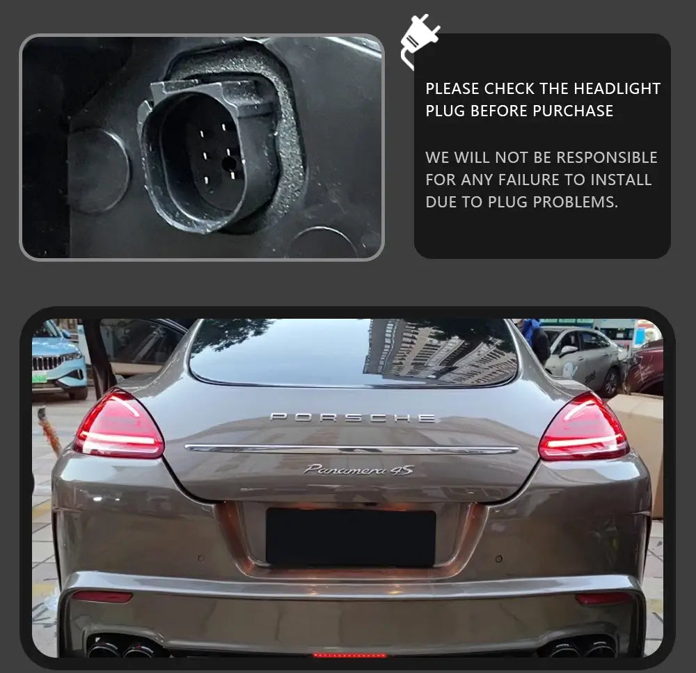 Car LED Rear Lamps for Porsche Panamera Taillights 970.1