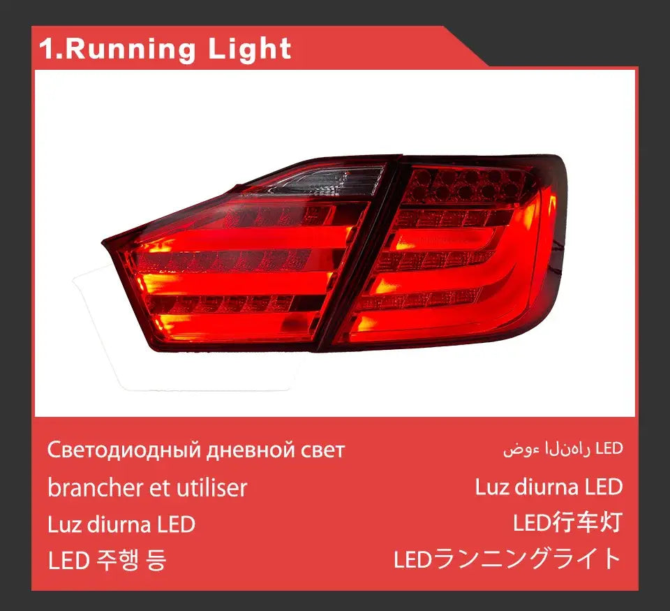 Toyota Camry Tail Lights 2012-2014 Camry V50 LED Tail lamp