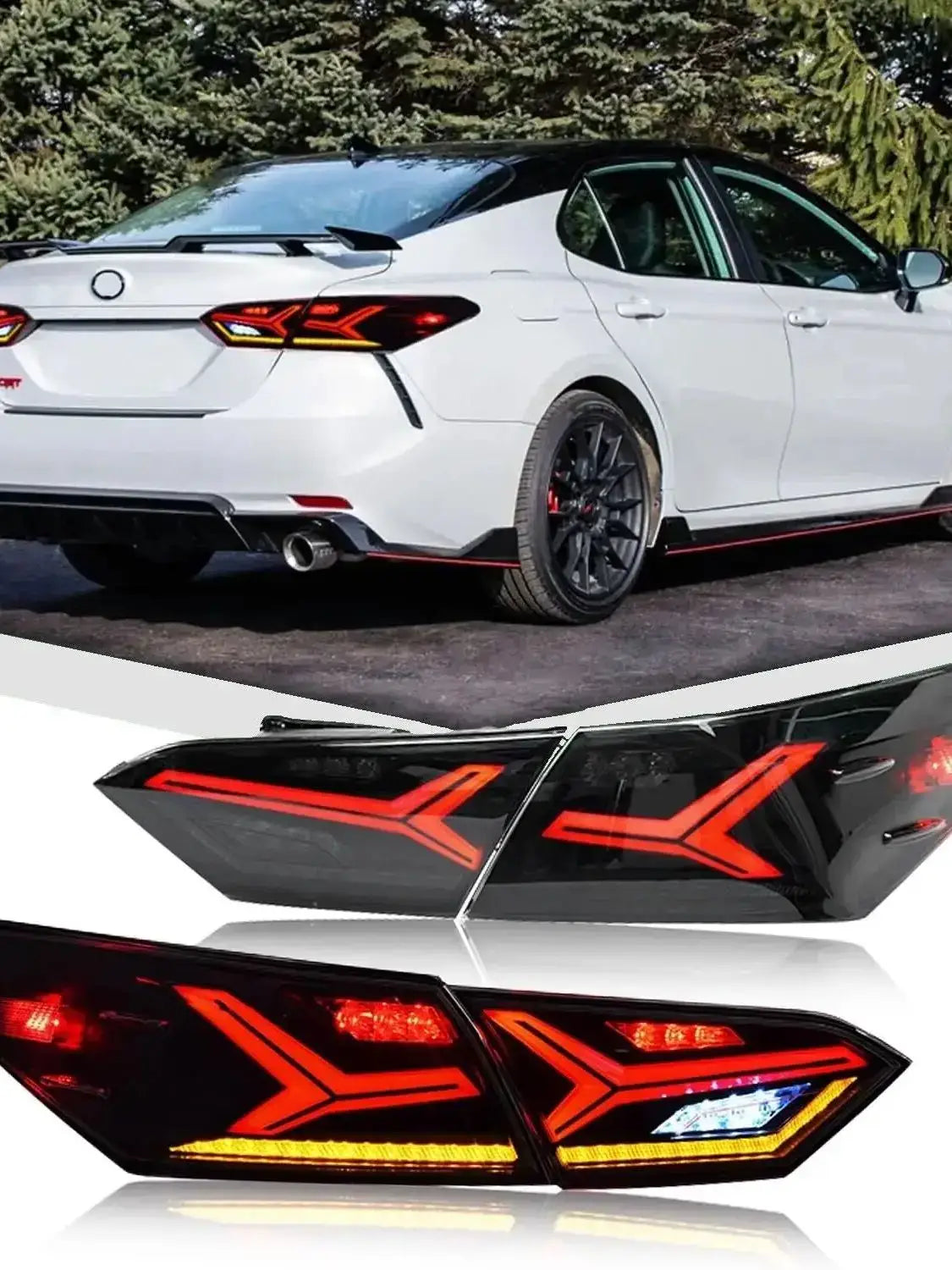 LED Tail Lights for Toyota Camry 8Th Gen 2018-2023 L LE SE