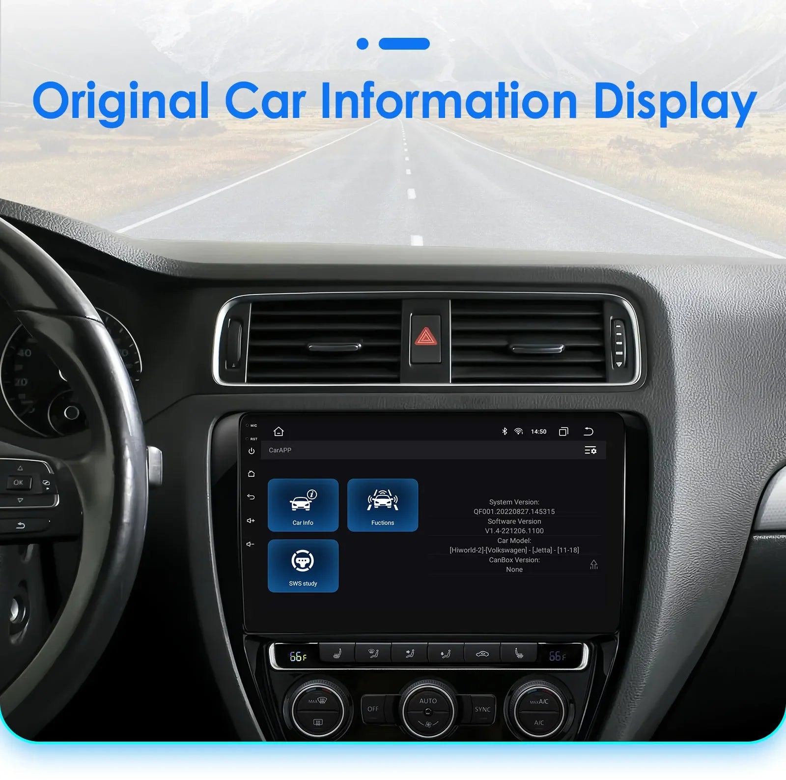 Android Screen for Volkswagen VW Jetta 6 2011 - 2018 Stereo