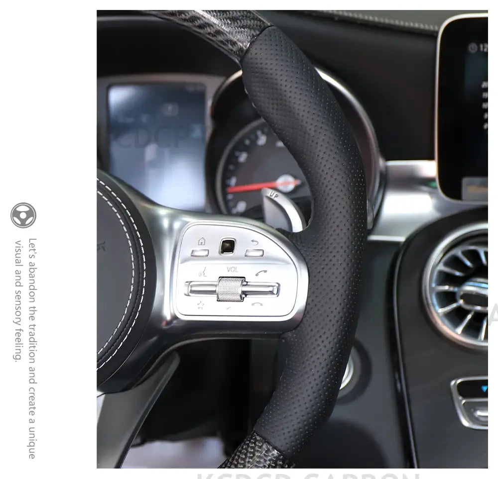 Carbon Fiber Steering Wheel for Mercedes Benz C63 E63 W213