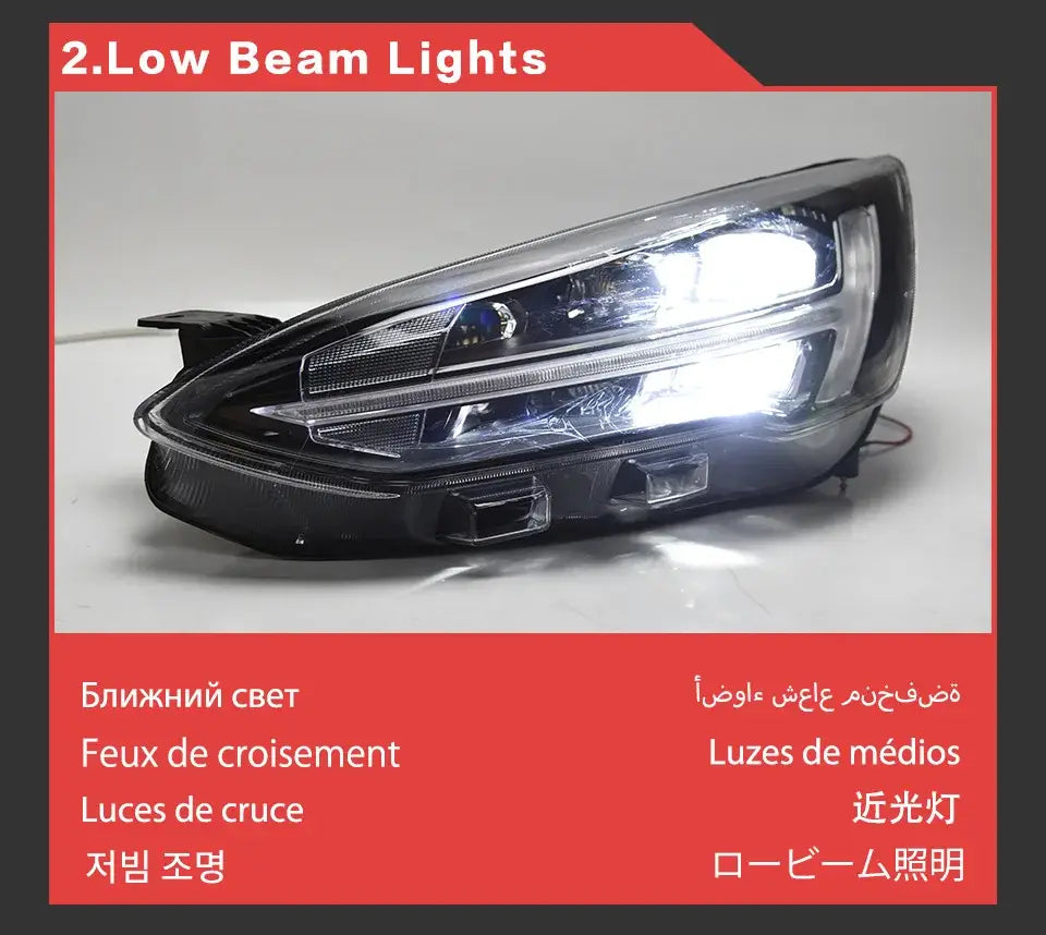 Ford Focus Headlights 2019 New Focus 5 LED Headlight Dynamic