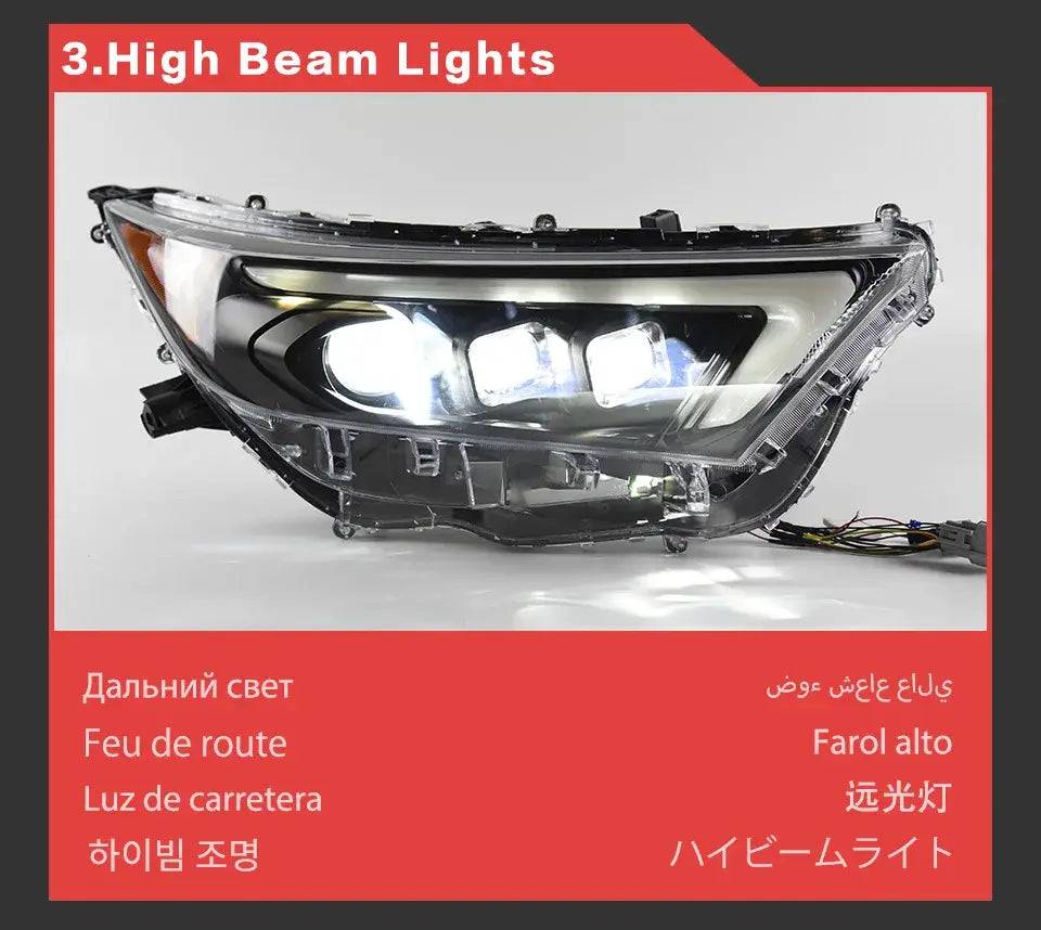 Car Styling Head lamp light for Toyota RAV4 Headlights