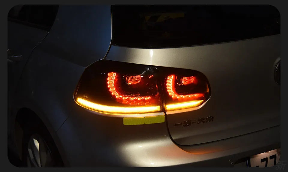 VW Golf 6 Tail Lights 2009-2012 Golf6 R20 LED Tail lamp