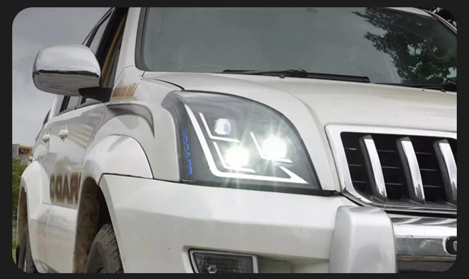 Car Styling Head lamp light for Toyota Prado LED Headlight