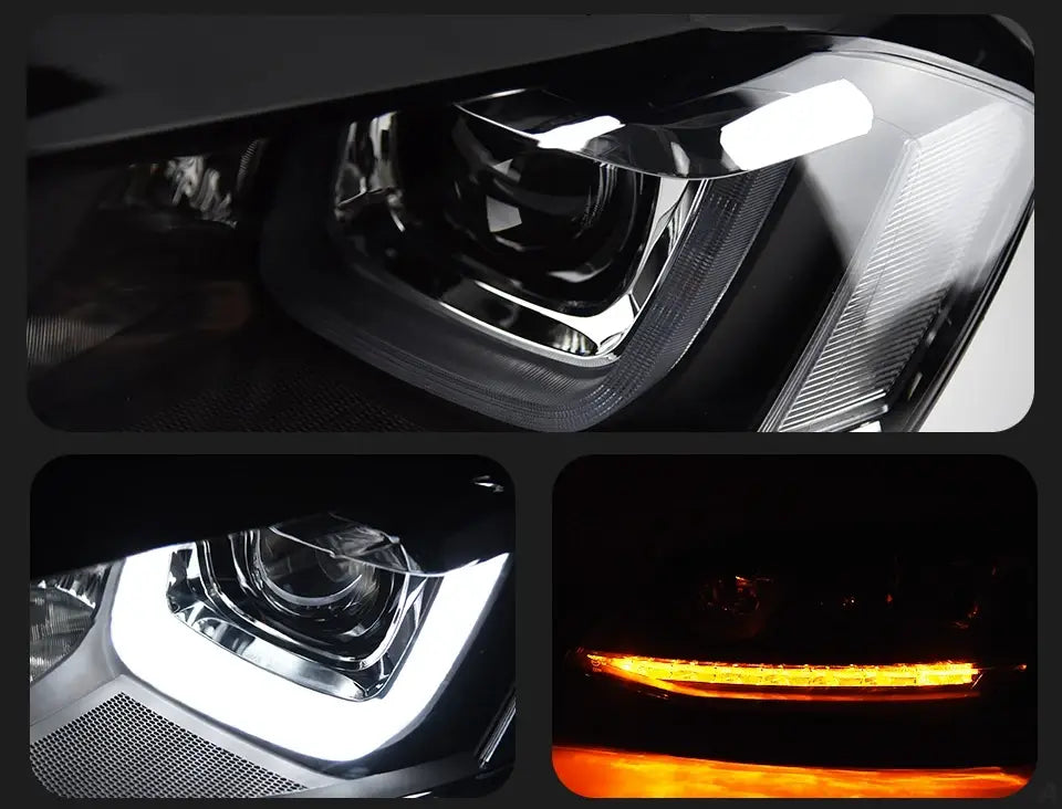 VW Golf 7 Headlights MK7 LED Headlight R-LINE Design DRL Hid