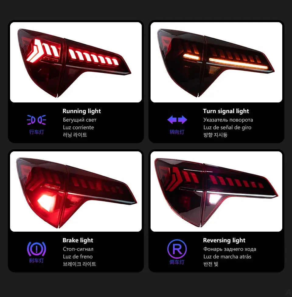 Car Styling for HR-V Tail Lights 2014-2020 Vezel LED Tail