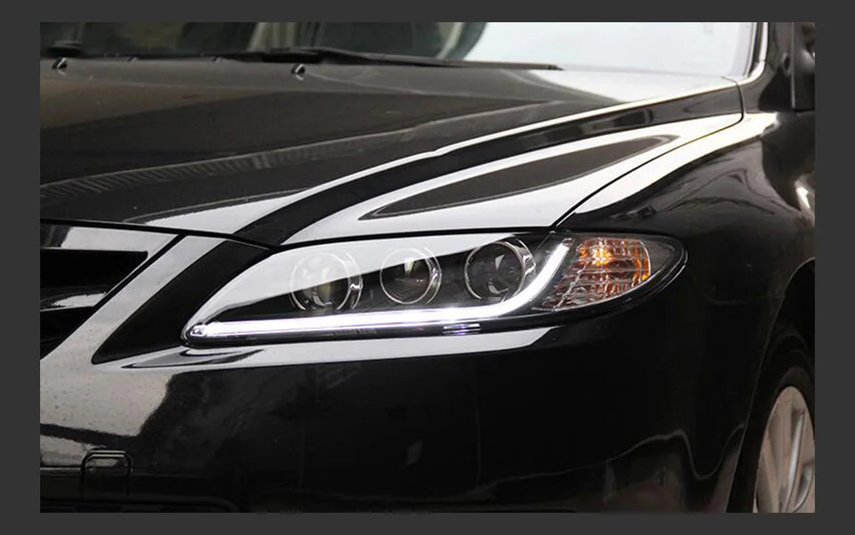 Mazda 6 Headlights 2004-2012 Mazda6 LED Headlight LED DRL