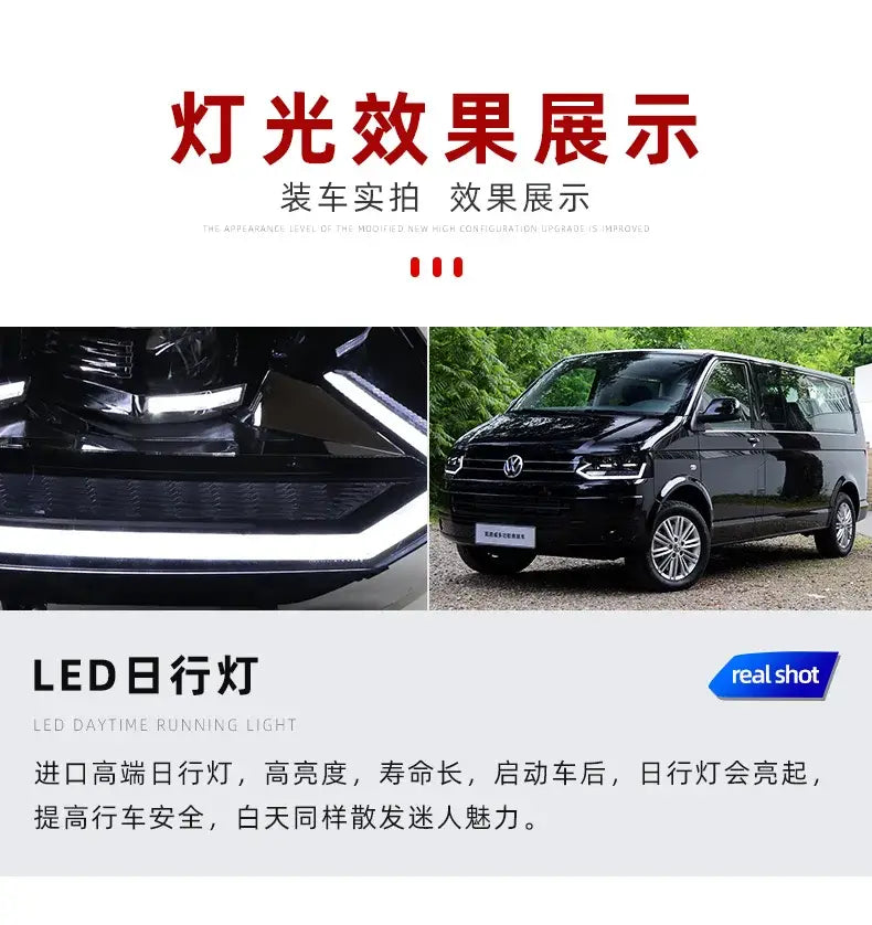 Car Lights for VW Multivan T5 LED Headlight Projector Lnes