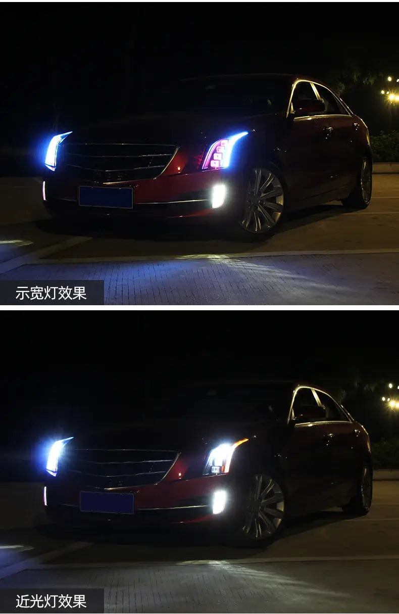 Car Lights for Cadillac ATS LED Headlight Projector Lens