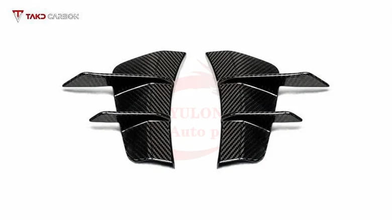 Takd Ste Dry Carbon Fiber Front Lip Side Skirt Rear