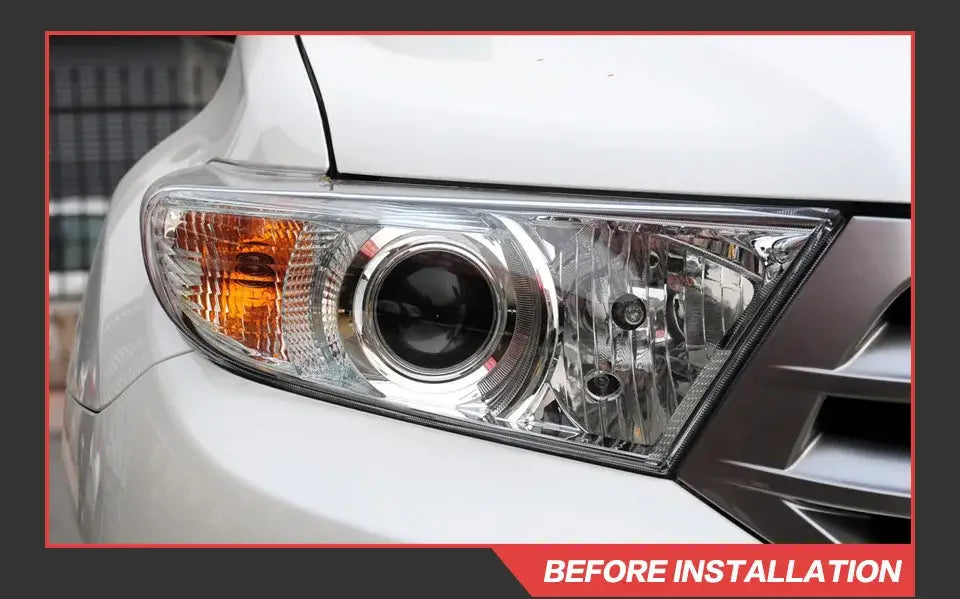 Car Styling Head lamp light for Toyota Highlander Headlights